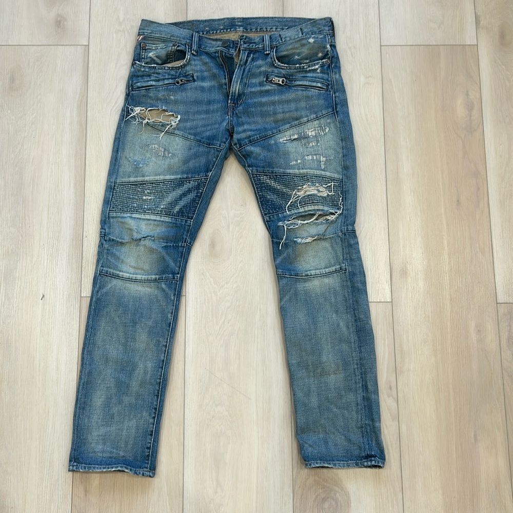 Denim & Supply by Ralph Lauren Moto Jeans.
Size 32x32